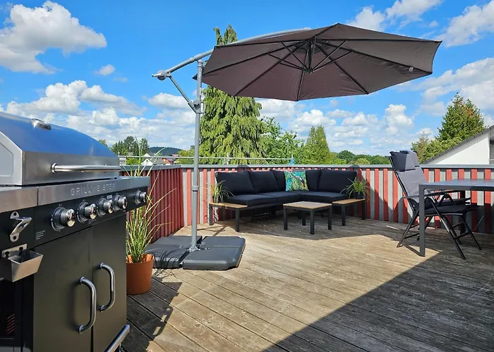 Tucan - Rooftop Terrace With View, Bbq, Ps4+stream * Marburg