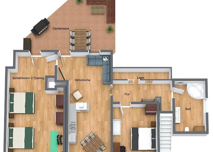 Tucan - Rooftop Terrace With View, Bbq, Ps4+stream * Marburg